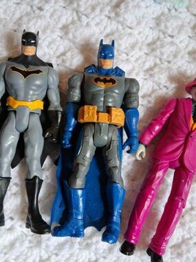 BATMAN, JOKER, SPIDERMAN, AQUAMAN, SHAZAAM 6" ACTION FIGURES
